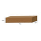 770mmx240mmx170mm Medium Window Cardboard Boxes Single Wall 1,3,5,10,25,50,100