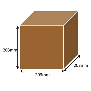 203 x 203 x 203mm Single Wall Boxes - Square