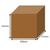 229 x 222 x 171mm Single Wall Cardboard Boxes - Long Postal Mailing Box