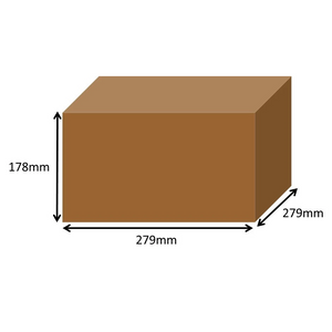 279 x 279 x 178mm Long Cardboard Boxes - Single Wall
