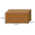 330 x 254 x 178mm Long Cardboard Boxes - Single Wall