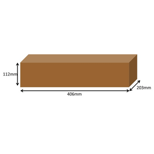 406 x 203 x 112mm Long Cardboard Boxes - Single Wall