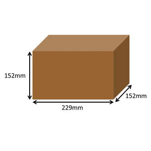 229 x 152 x 152mm 9 x 6 x 6" DOUBLE WALL Cardboard Box