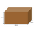 445 x 315 x 267mm Long Cardboard Boxes - Single Wall 17.5