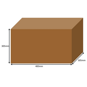 483 x 305 x 305mm Long Cardboard Boxes - Single Wall