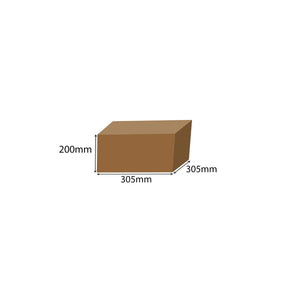 305 x 305 x 200mm 12 x 12 x 8" Double Wall Cardboard Box 1,3,5,10,25,50,100